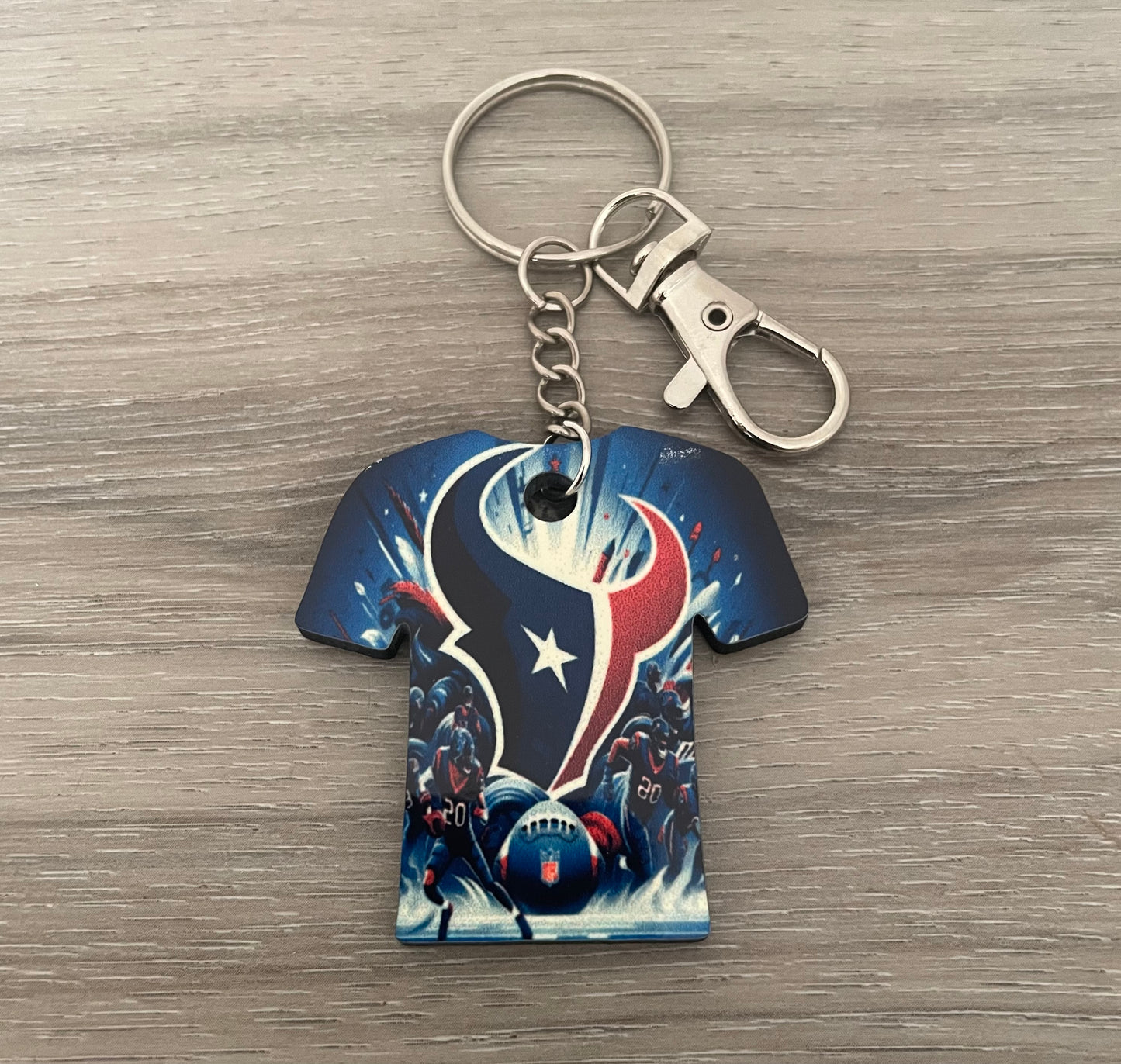 Houston Texans shirt keychains