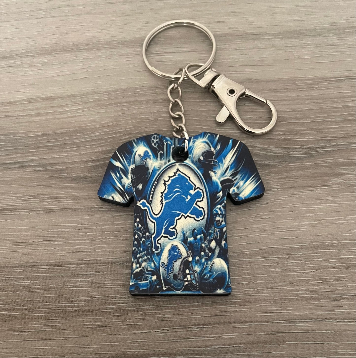 Detroit Lions shirt keychain