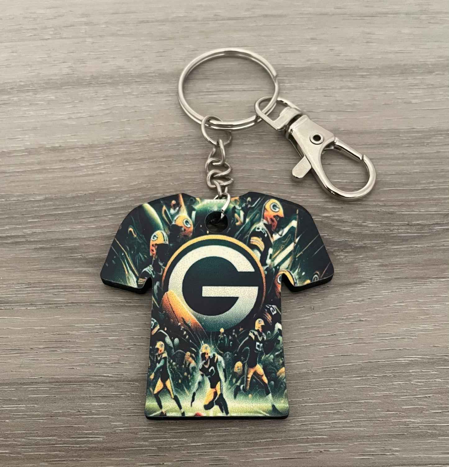 Green Bay Packers shirt keychain