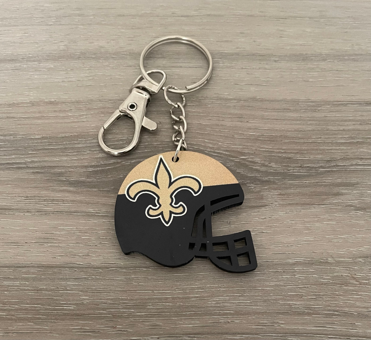 New Oleans Saints helmet keychain