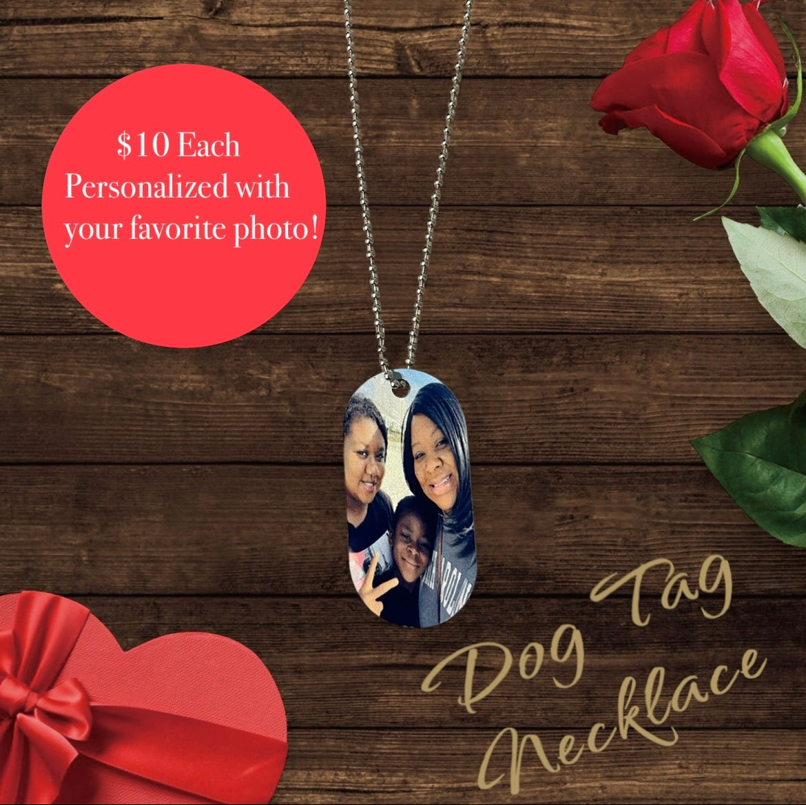 Dog tag necklace