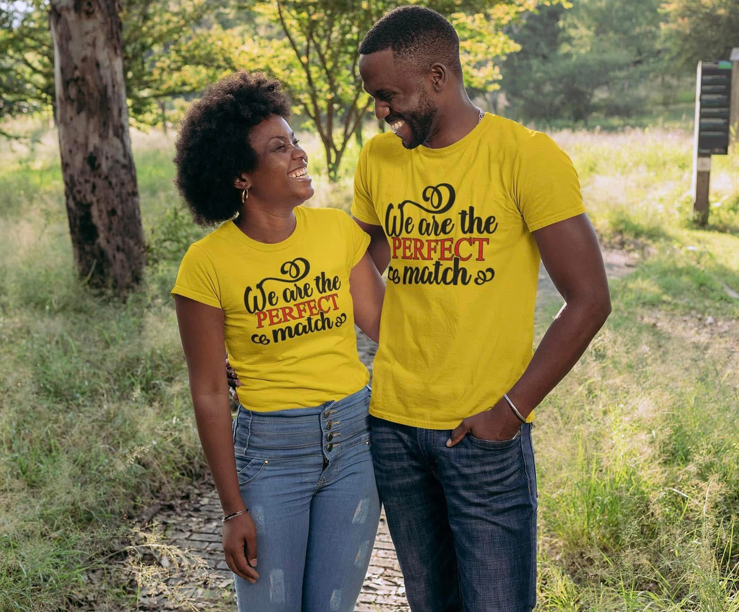 “We Are The Perfect Match” t-shirt