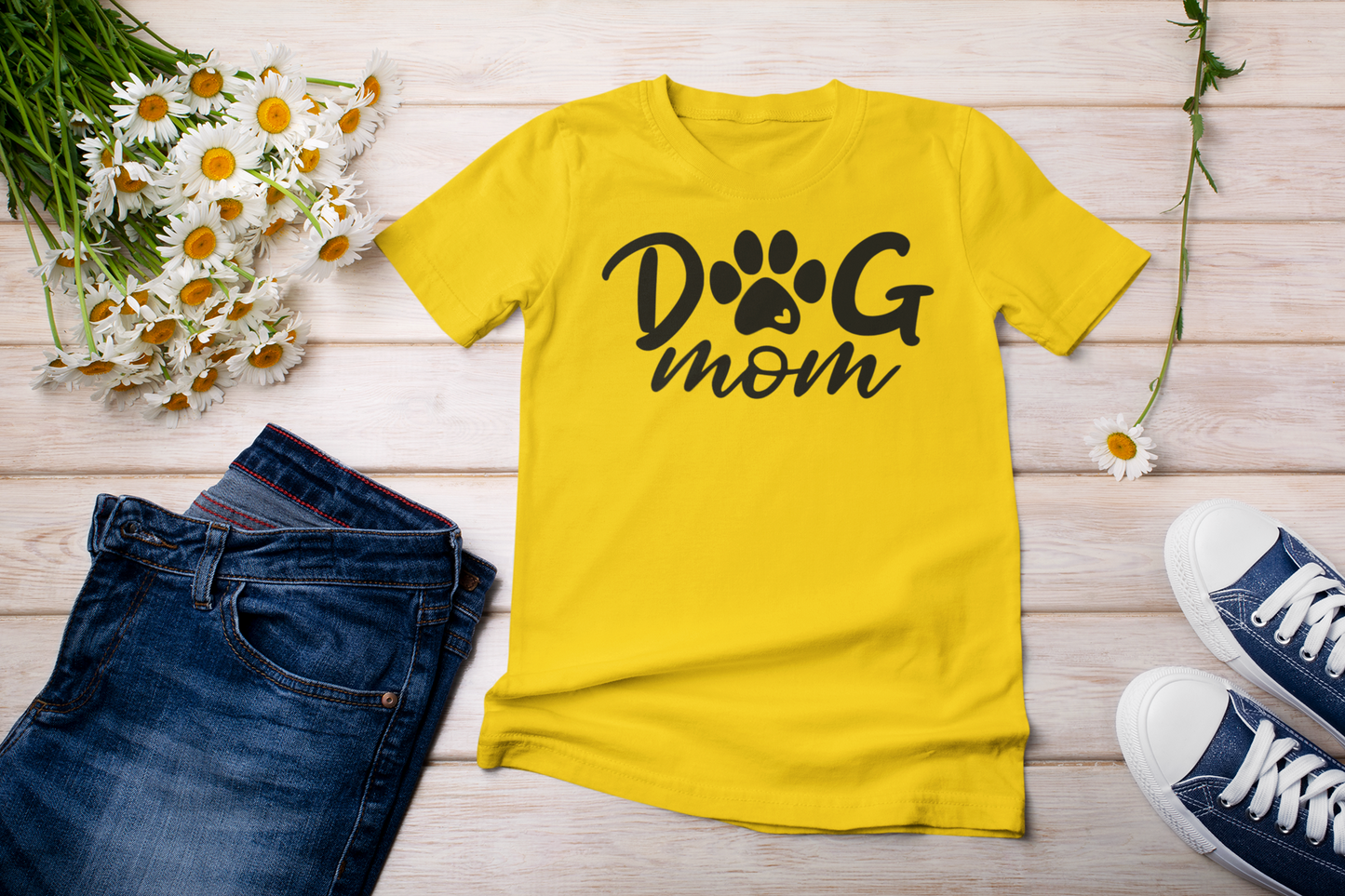 “Dog Mom” t-shirt