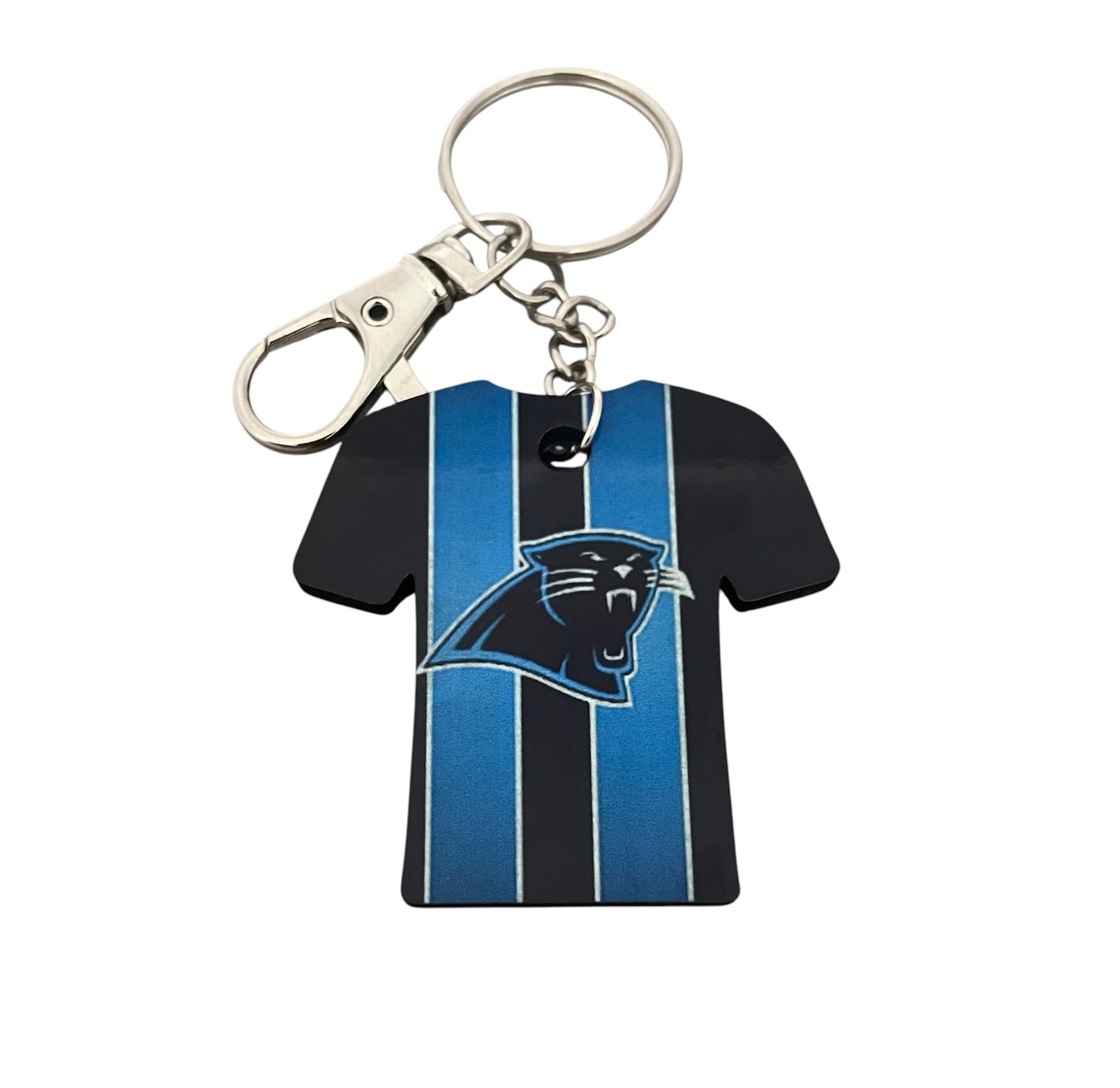 Carolina Panther shirt keychain