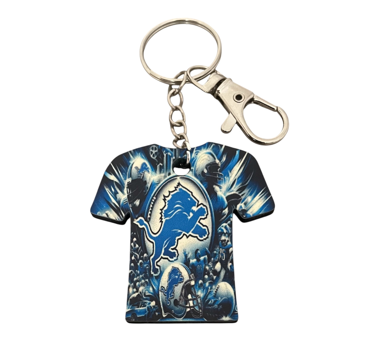 Detroit Lions shirt keychain