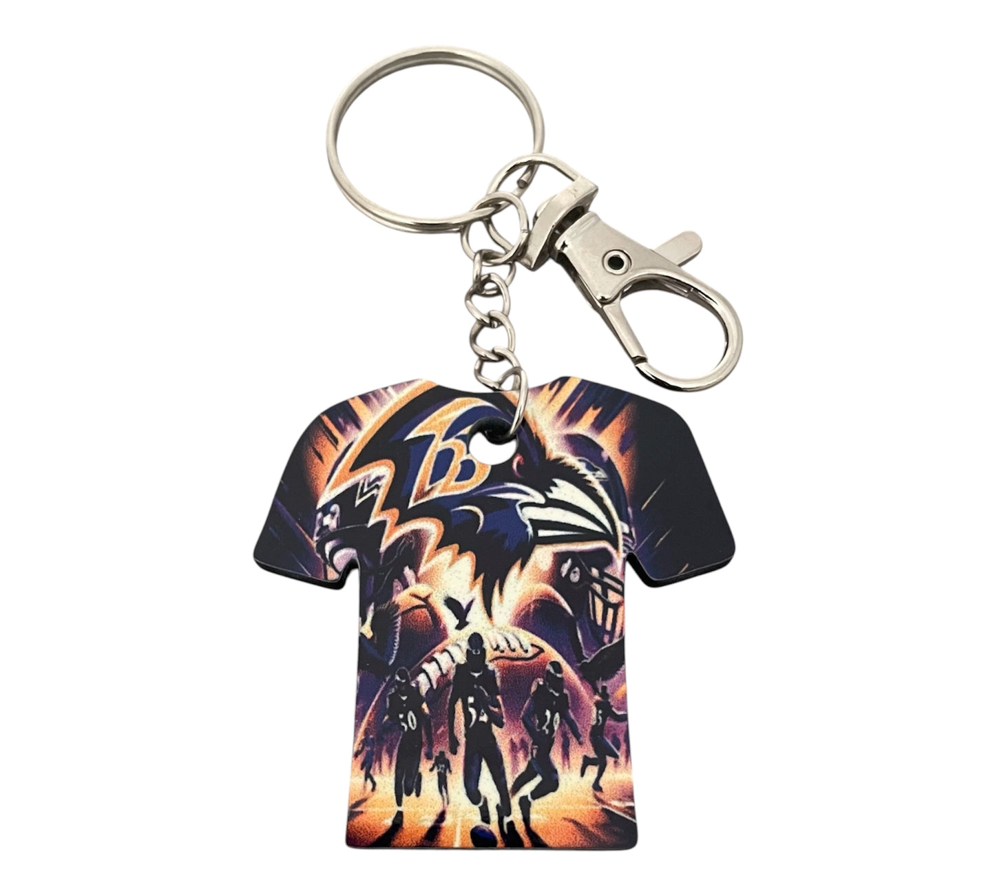 Baltimore Ravens shirt keychain