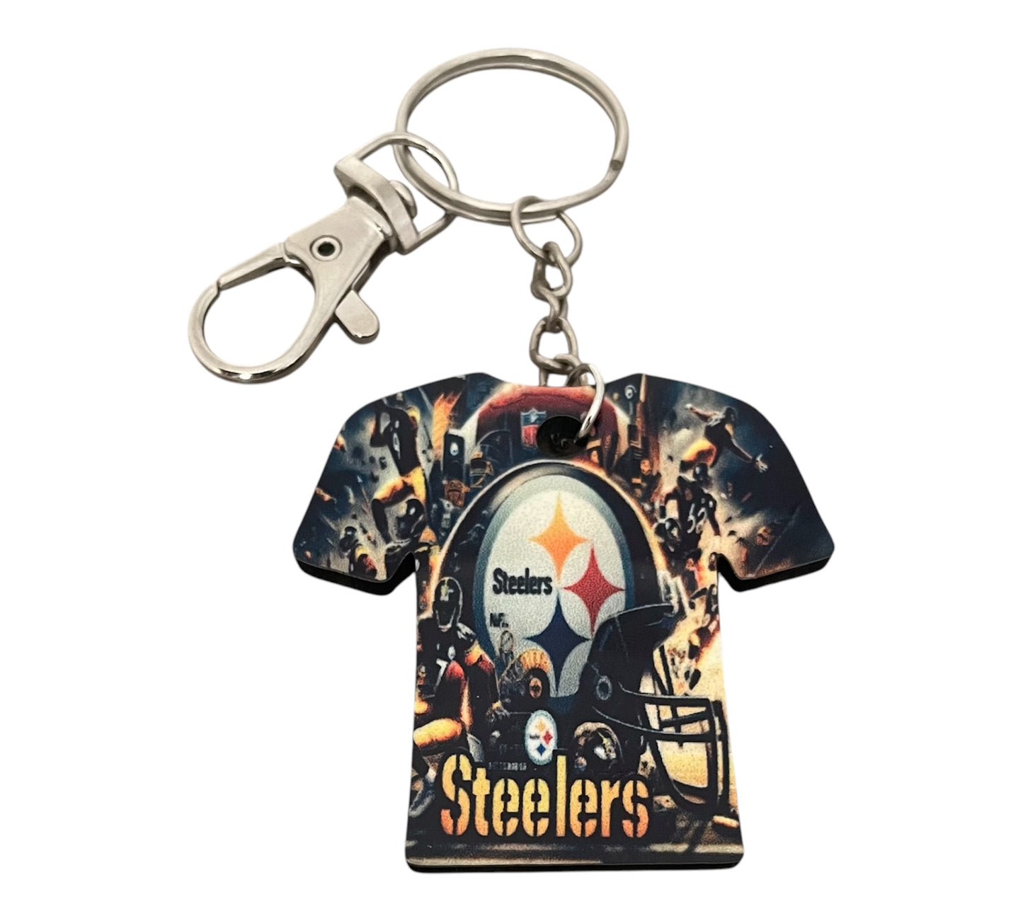 Pittsburgh Steelers shirt keychain