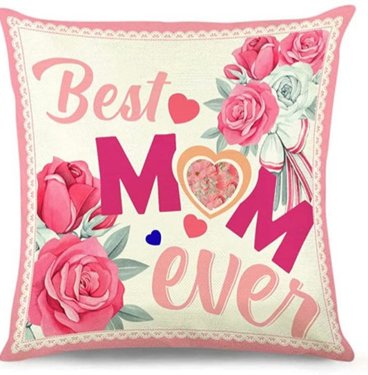 Mom 2 pillow 18x18