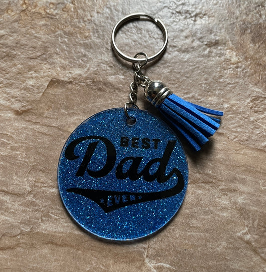 “Best Dad” Keychain
