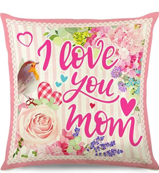 Mom 3 pillow 18x18
