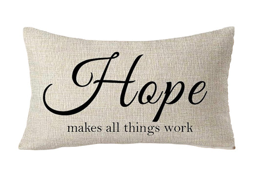12x20 “Hope” Pillow