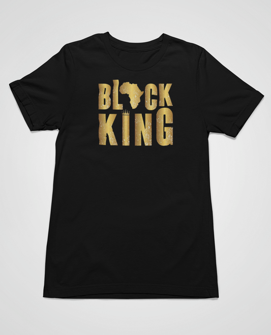 Gold “Black King” shirt
