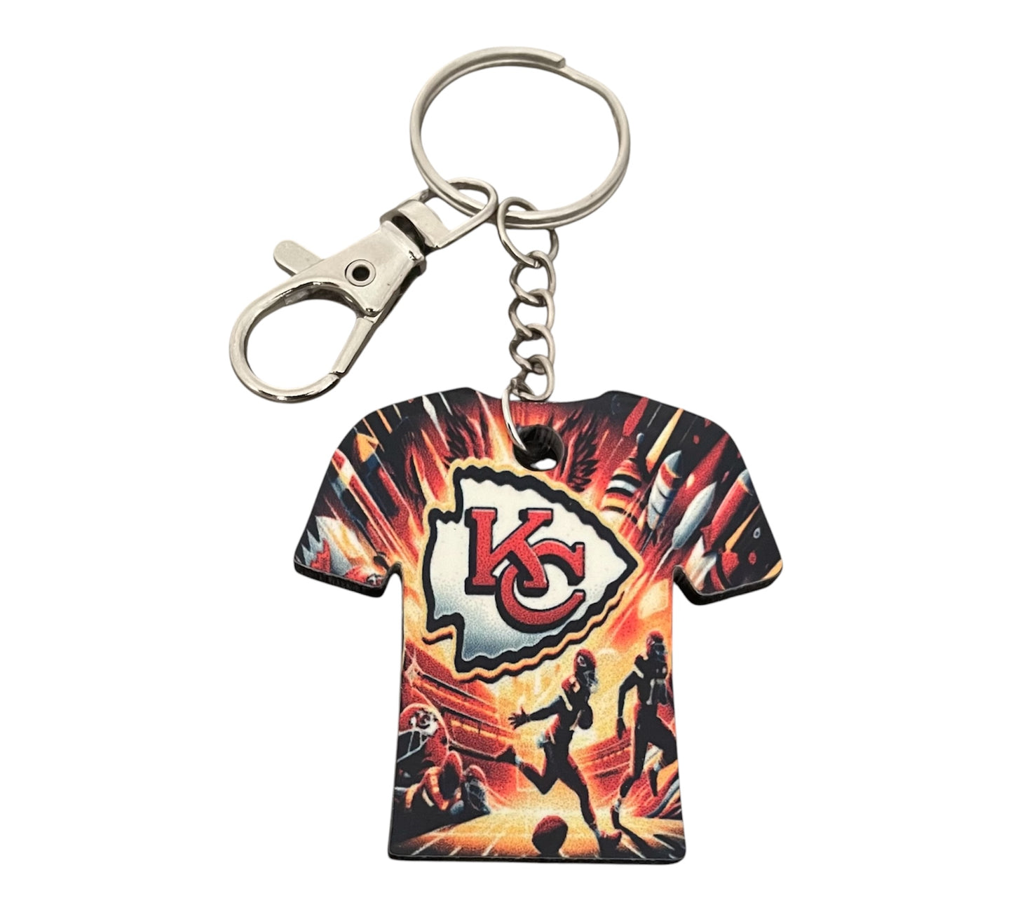 Kansas City Chiefs shirt keychain