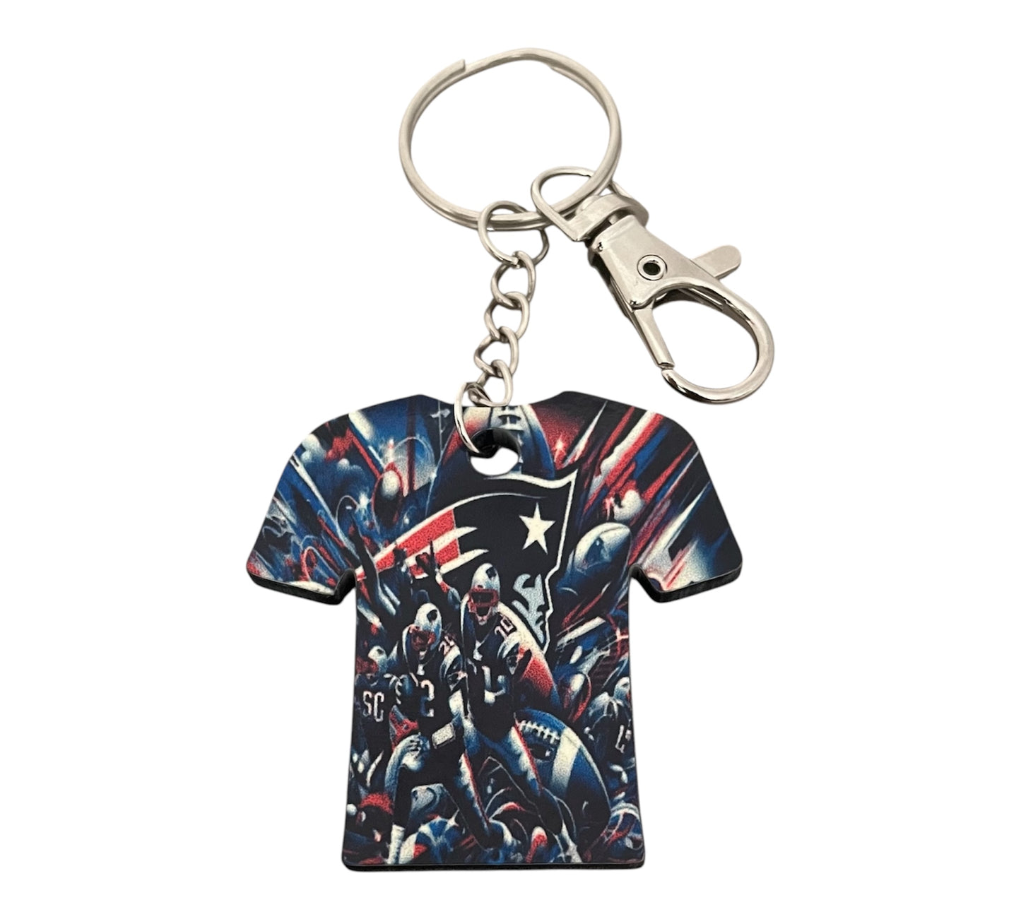 New England Patriots shirt keychain