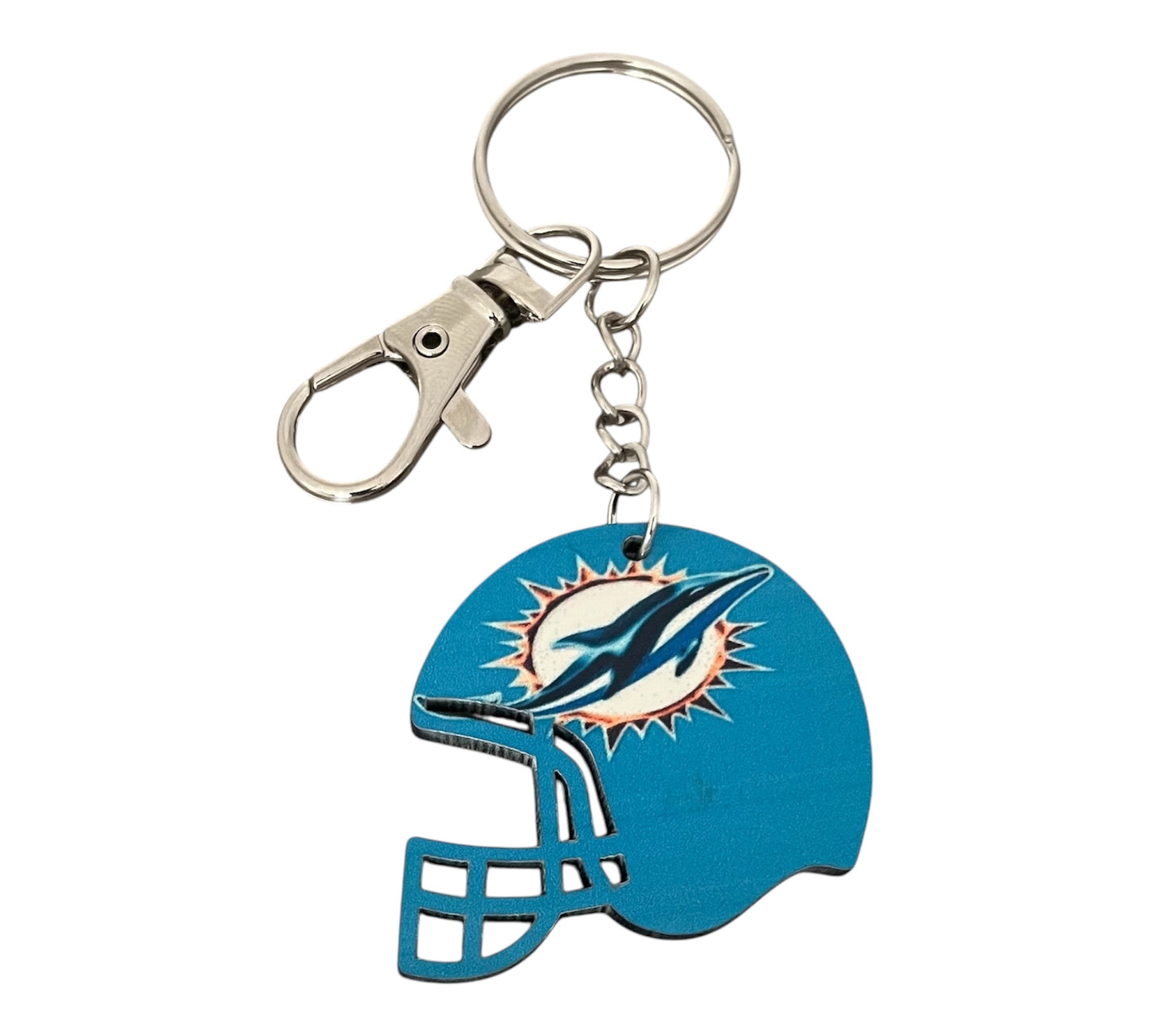 Miami Dolphins helmet keychain